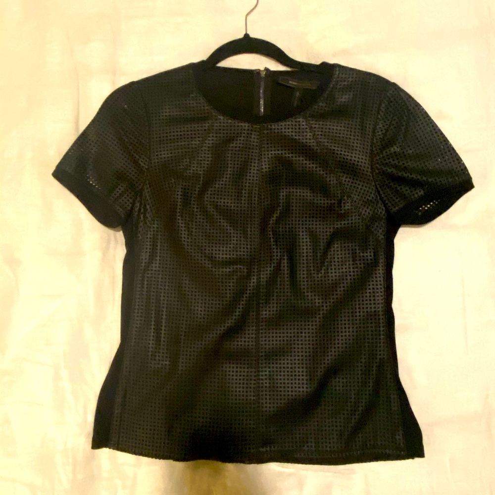 LEATHER TOP